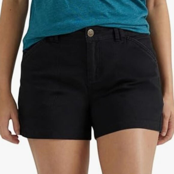 NWT Lee Women's Legendary Carpenter Short, black, size 4 - Picture 1 of 9